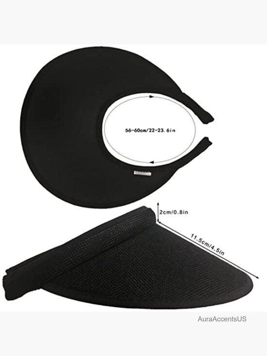 3 Pack Wide Brim Sun Visors UPF 50 UV Protection Breathable Adjustable main image 5